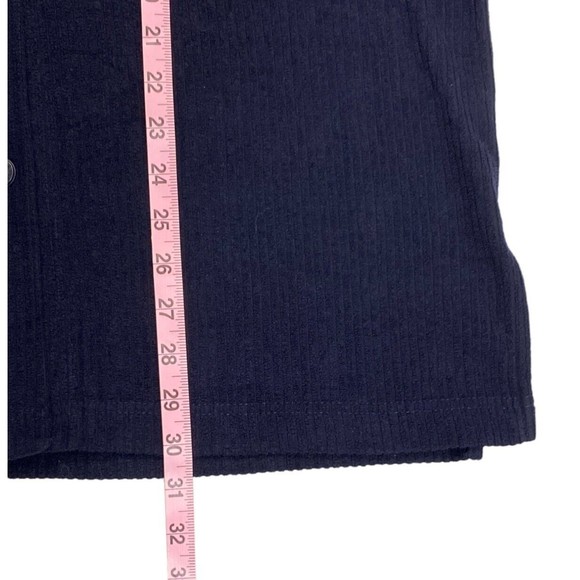 Liz Claiborne Women's Size L Navy Blue Button-Down Long Sleeves Knit Sweater - Picture 4 of 7